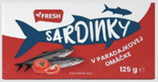 Sardinky v paradajkovej omáčke